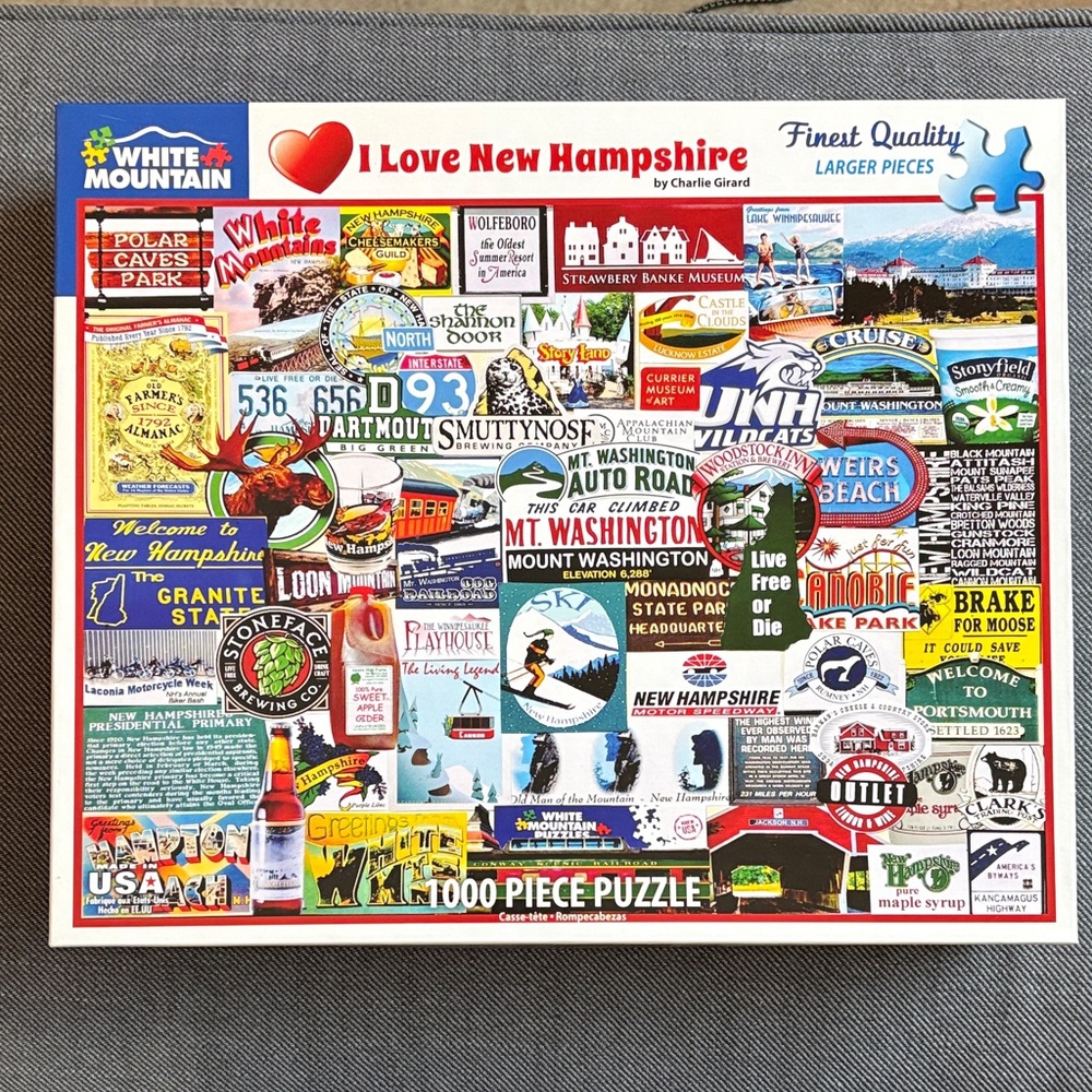 White Mountain New Hampshire 1000 Piece Puzzle